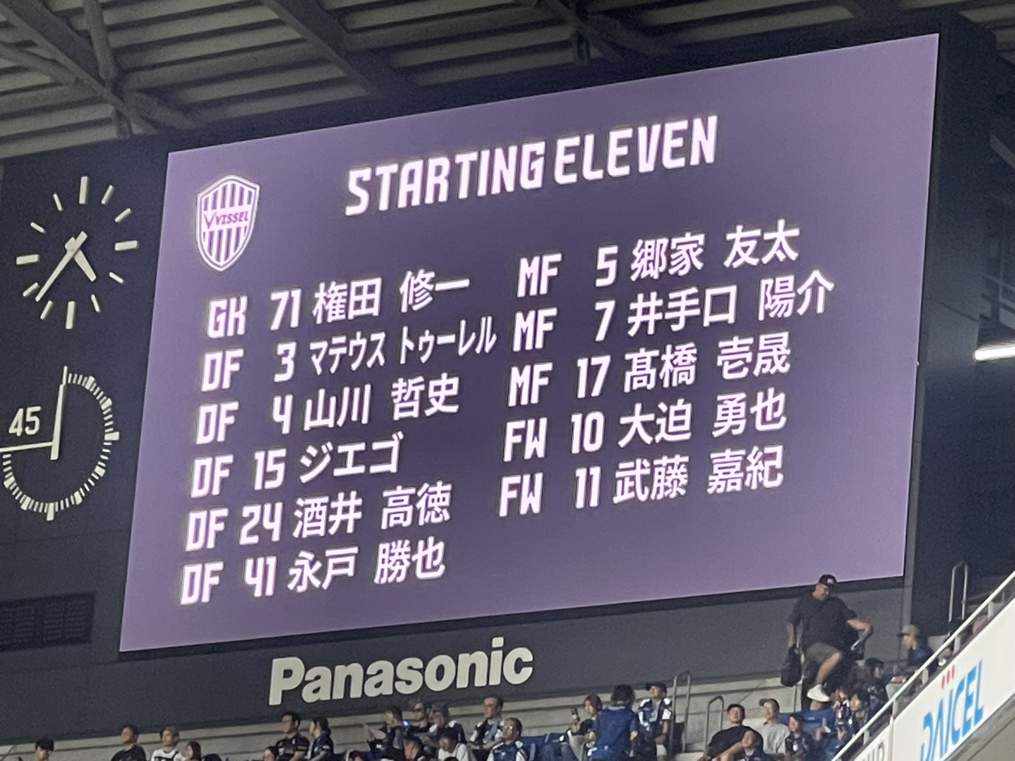 ガンバ大阪観戦記｜J1第8節 ヴィッセル神戸戦　パナスタ35周年記念マッチ